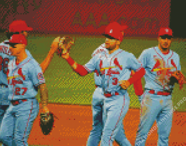 St Louis Cardinals Baseball Team Diamond Painting