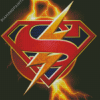 Superman Superhero Symbol Diamond Painting