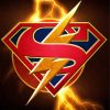 Superman Superhero Symbol Diamond Painting