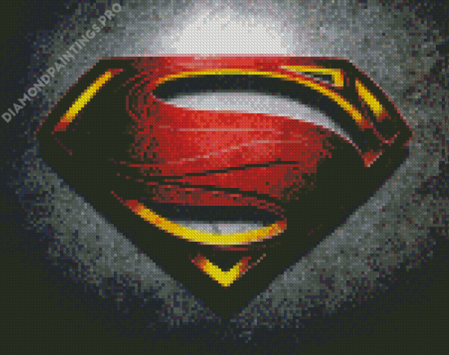 Superman Symbol Diamond Painting