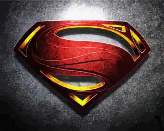 Superman Symbol Diamond Painting