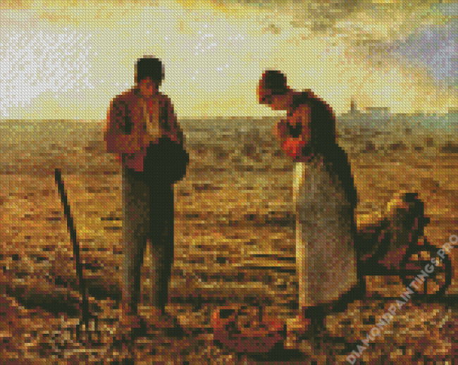 The Angelus By Millet Diamond Painting