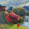 The Asian Landscape Diamond Painting