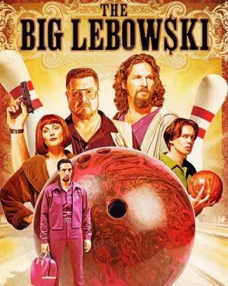 The Big Lebowski Movie Poster Diamond Painting