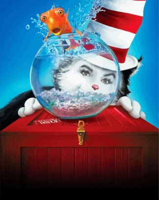The Cat In The Hat Movie Diamond Painting