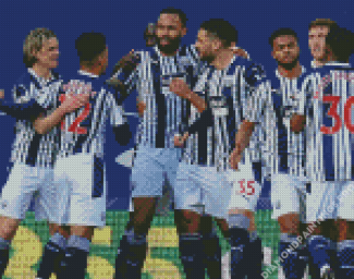 West Bromwich Albion Team Diamond Painting