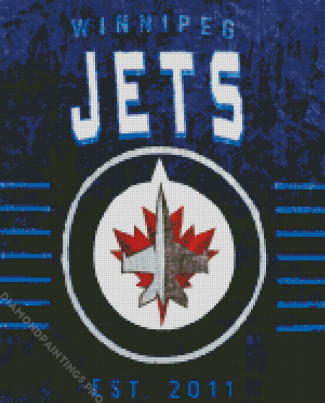 Winnipeg Jets Logo Diamond Painting