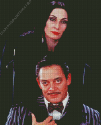 Addams Family Characters Diamond Painting