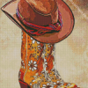 Aesthetic Cowboy Hat Diamond Painting