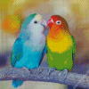 Aesthetic Lovebirds Diamond Painting