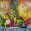 Aesthetic Abstract Fruit Art Diamond Painting