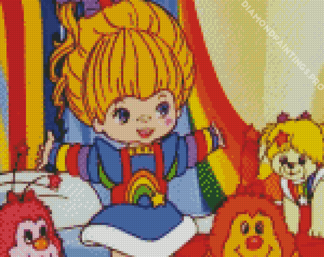 Aesthetic Rainbow Brite Diamond Painting