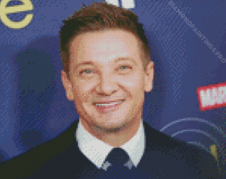 The American Actor Jeremy Renner Diamond Painting