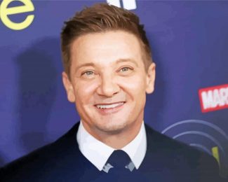 The American Actor Jeremy Renner Diamond Painting