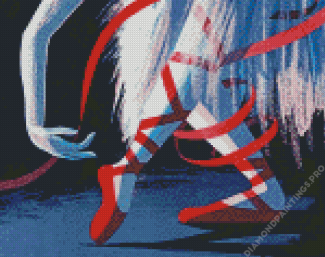 Ballerina Red Shoes Diamond Painting