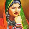 Beautiful Rajasthani Girl Diamond Painting