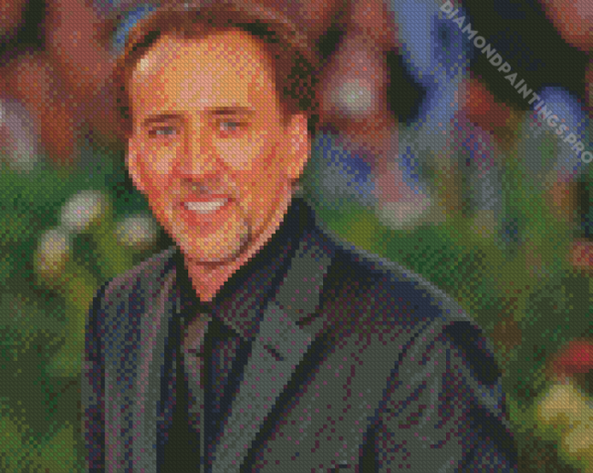 Classy Nicolas Cage Diamond Painting