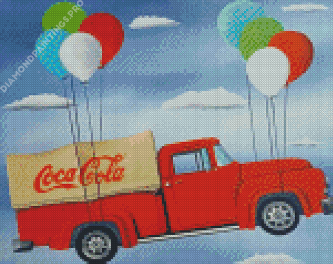 Coca Cola Car Diamond Painting