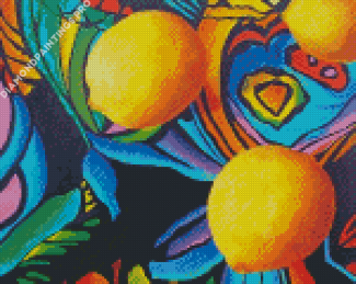 Colorful Abstract Fruit Diamond Painting