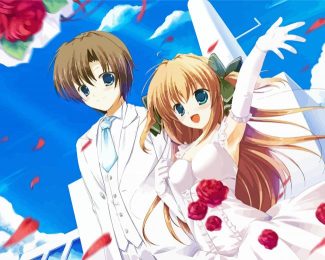Cute Anime Wedding Diamond Painting