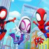 Spidey And Friends Animation Diamond Painting