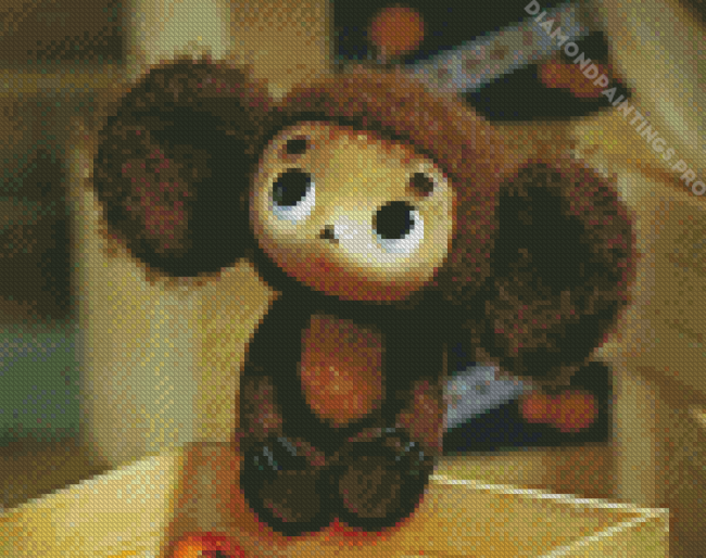 Cute Cheburashka Diamond Painting