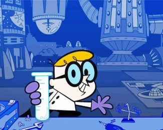 Dexter In The Laboratory Diamond Painting