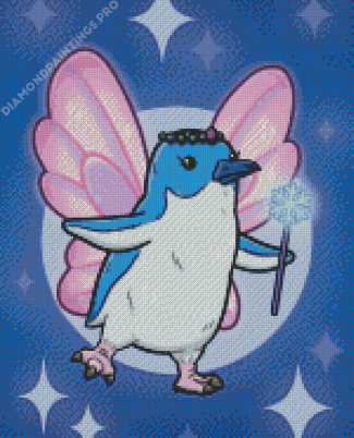 Fairy Penguin Diamond Painting