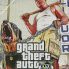 Grand Theft Auto Video Game Diamond Painting