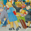 Grocery Day By Beryl Cook Diamond Painting