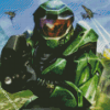 Halo Game Diamond Painting