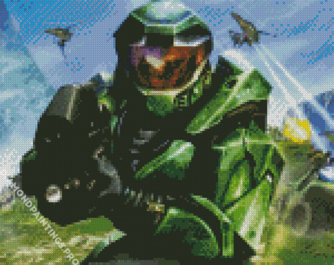 Halo Game Diamond Painting