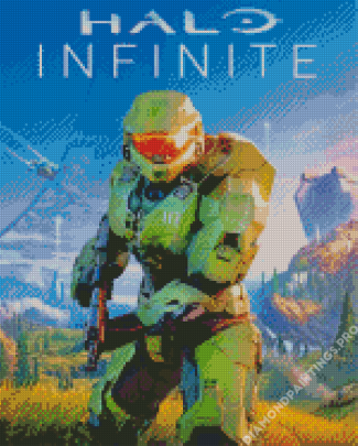 Halo Infinite Game Diamond Painting