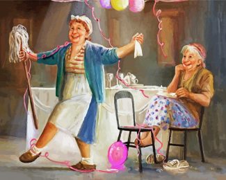 Happy Sisters By Dianne Dengel Diamond Painting