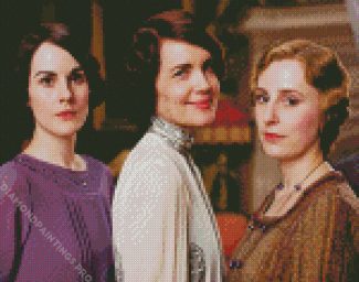 Downton Abbey Characters Diamond Painting