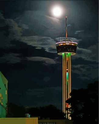 San Antonio Tower Diamond Painting