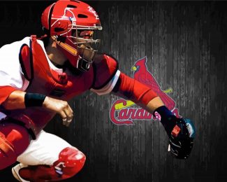 St Louis Cardinals Baseball Player Diamond Painting