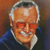 Stan Lee Portrait Diamond Painting