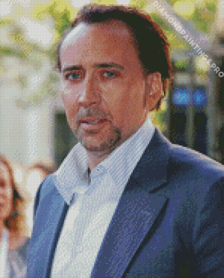 The Actor Nicolas Cage Diamond Painting