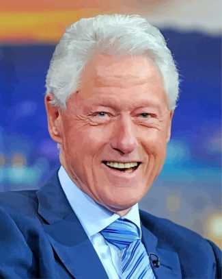 The American President Bill Clinton Diamond Painting