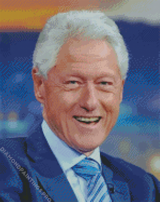 The American President Bill Clinton Diamond Painting