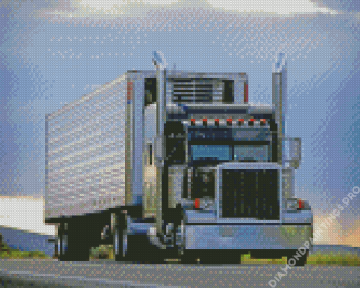 18 Wheeler Truck Diamond Painting