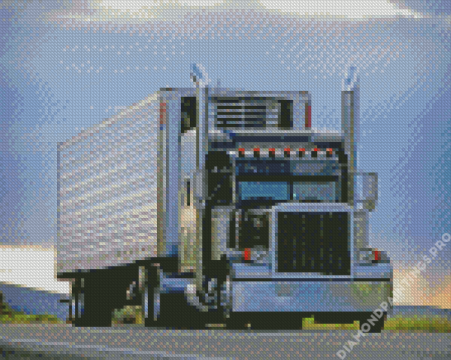 18 Wheeler Truck Diamond Painting