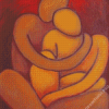 Abstract Embrace Diamond Painting
