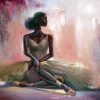 African American Ballerina Diamond Painting