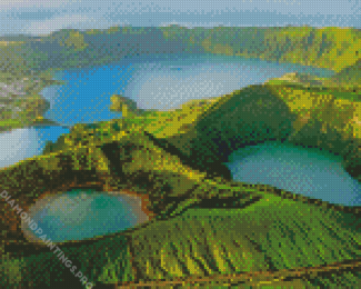 Azoren Landscape Diamond Painting