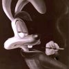 Black And White Roger Rabbit Smoking Diamond Painting