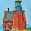 Block Island Lighthouse Diamond Painting