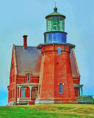 Block Island Lighthouse Diamond Painting
