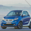 Blue Smart Fortwo Diamond Painting